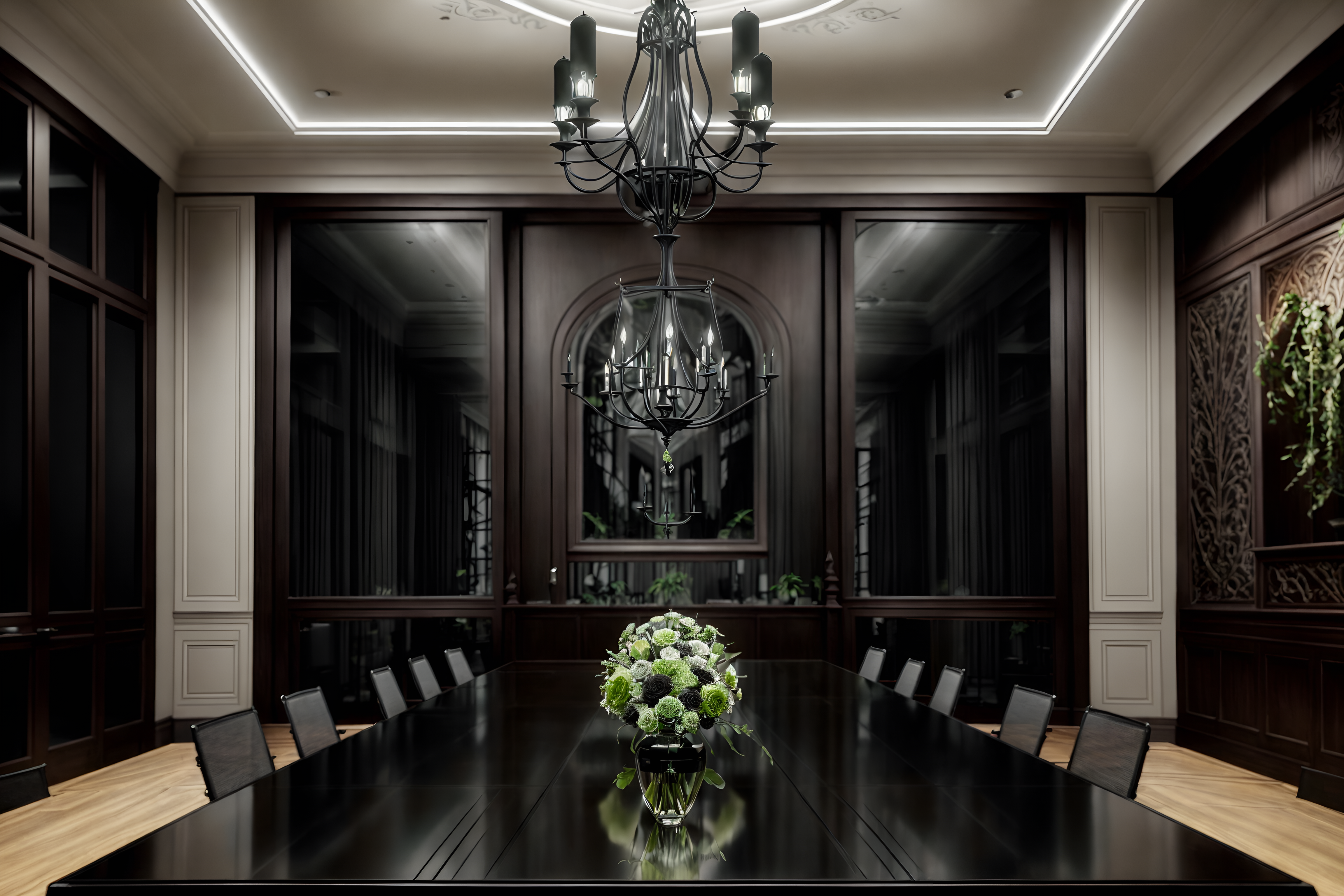 背景ボード　GOTHIC ROOM〜Black〜　ゴシック 背景ボード GOTHIC ROOM〜Black〜 ゴシック（背景ボード GOTHIC